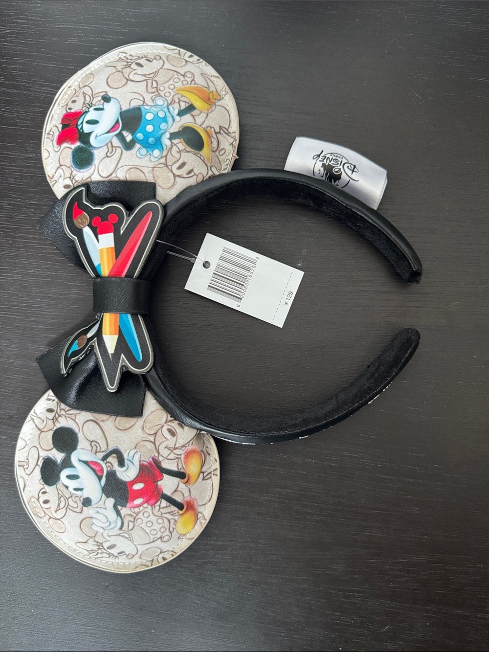 Loungefly Disney 100 Mickey Mouse Sketchbook Set- backpack, wallet and ears - Picture 2 of 16